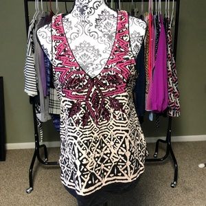 Beaded tank top from Ecote